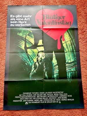 Blutiger Valentinstag Kinoplakat Poster A1, Paul Kelman