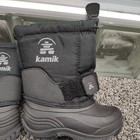 KAMIK brand new Black Insulated Snow Winter Boots Waterproof GS Kids Size 8 new — photo 2