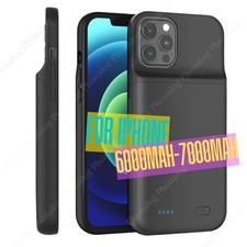 6800mAH Battery Charger Case Power Bank Cover For iPhone 11 12 13 14 15 16 17 X