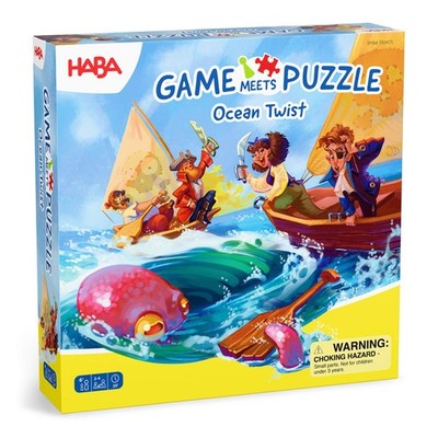 HABA Game Meets Puzzle - Ocean Twist, Kids Board Game