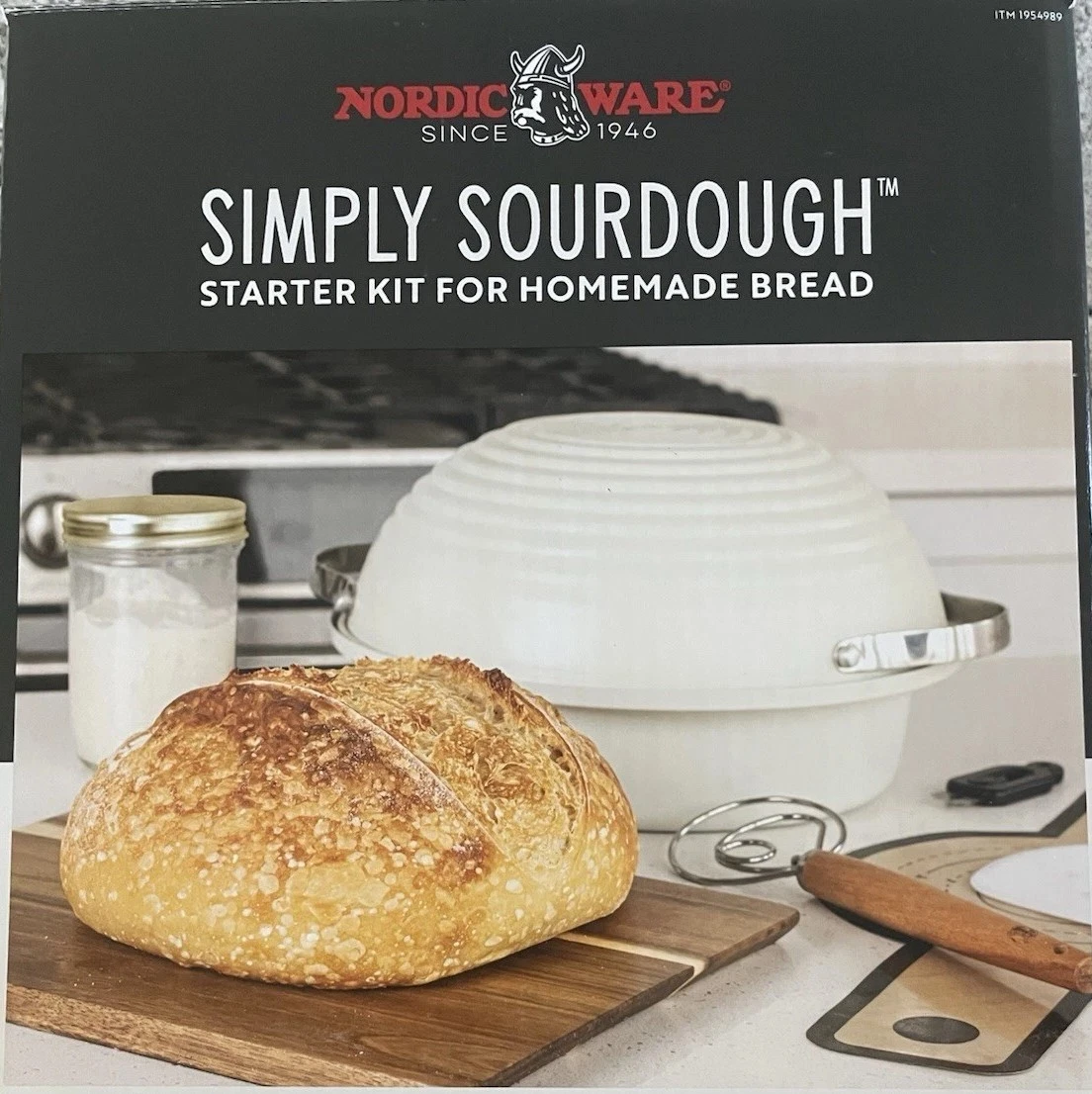 Nordic Ware Simply Sourdough Starter Kit For HomeMade Bread With Recipe Book