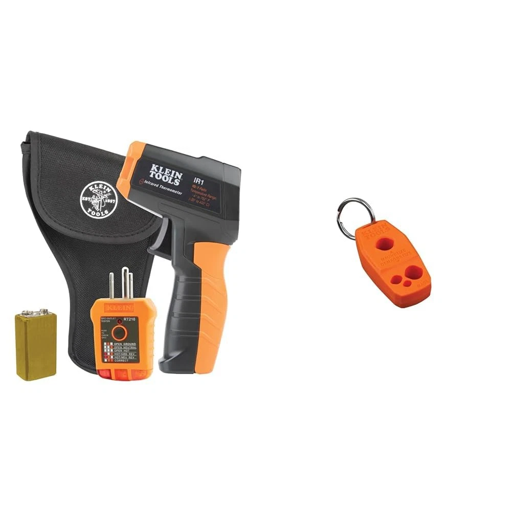 Klein Tools IR Thermometer and GFCI Tester Kit with Magnetic Screwdriver...