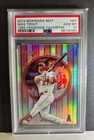2019 BOWMAN BEST MIKE TROUT 1999 FRANCHISE FAVORITES PSA 10 BASEBALL CARD LA SP