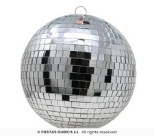 GUIRCA SFERA A SPECCHI STROBO DISCOTECA ANNI 70 30 CM