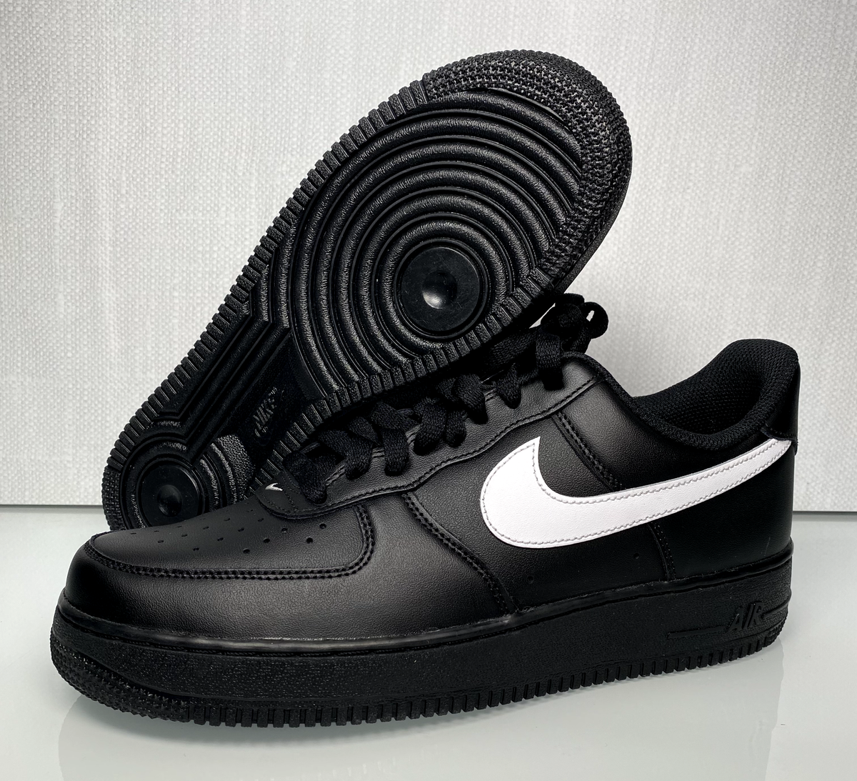 Nike Air Force 1 Low '07 Shoes Black White FZ0627-010 Men's NEW | eBay