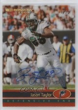 2022 Panini Clearly Donruss Retro 2002 16/25 Jason Taylor #02-10 Auto HOF 1da