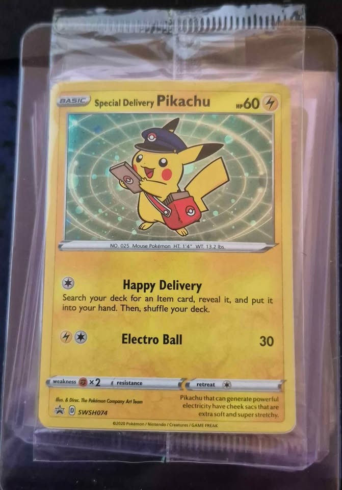 Special Delivery Pikachu SWSH074 SEALED
