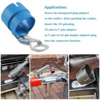 Blauer AnhäNger-Stecker Adapter Halter 7 Pin 13 Pin Einfache Montage Wasserdicht