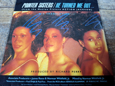 POINTER SISTERS - He Turned Me Out 7'' VINYL / RCA - PB 49577 / 1987