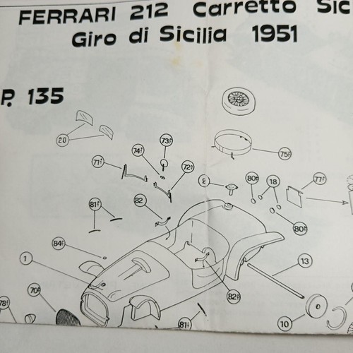 TRON Ferrari 212 1/43 Brown Resin Model Car Handcrafted Italy Vintage Display JP - Picture 8 of 10