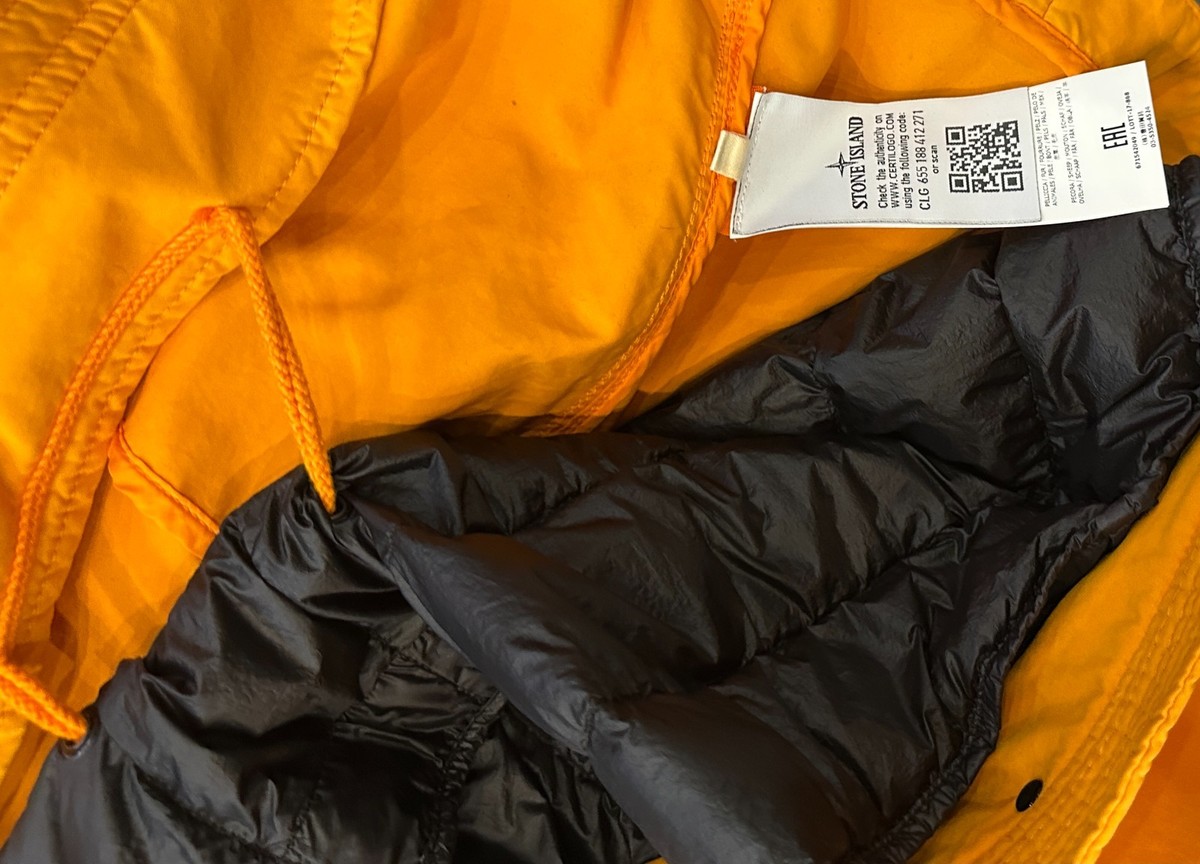 Stone Island Sheepskin Sherpa Down Lined David-TC Jacket In Gold