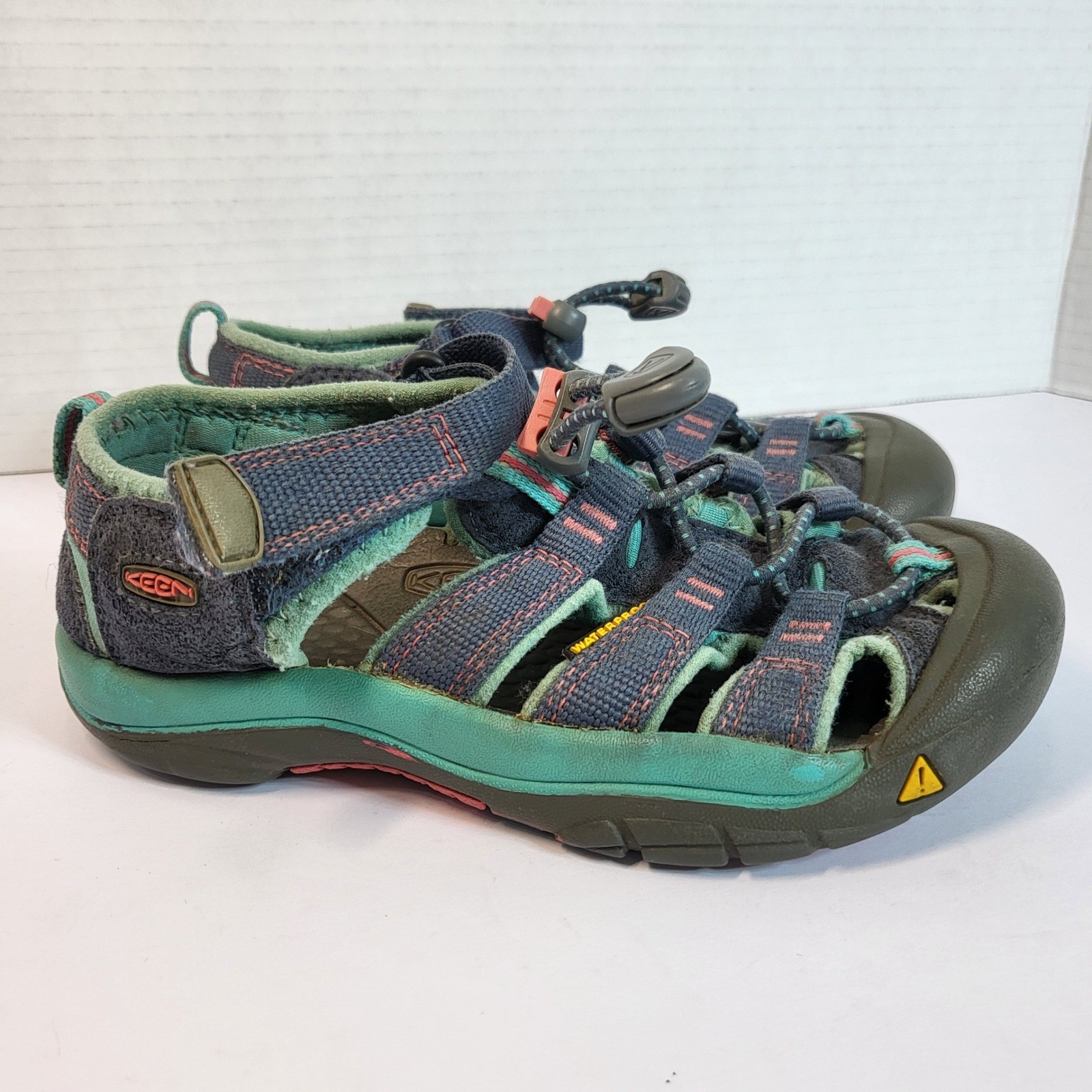 Sandali giovanili KEEN Seacamp II CNX taglia 12 blu verde scarpe acqua