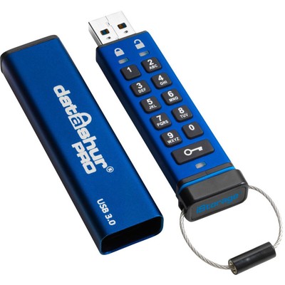 iStorage datAshur  PRO USB-Stick  32 GB Blau IS-FL-DA3-256-32 USB-A (USB 3.2 ...