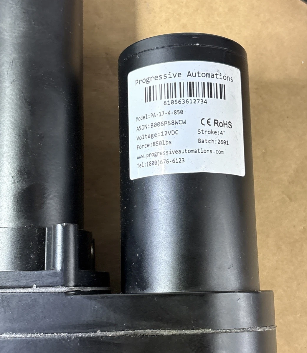 Progressive Automations PA-17-4-850 12V DC Linear Actuator 4” Stroke 850 lb photo 2