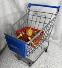 American Girl WAL-MART 10” Mini Metal Shopping Cart Grocery Toys 18" Dolls