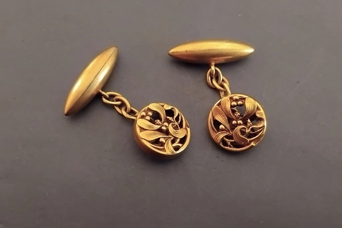 Lot De 56 Boutons De Manchette Plaqué Or - Occasion - Marques Murat, Cardin, Etc.
