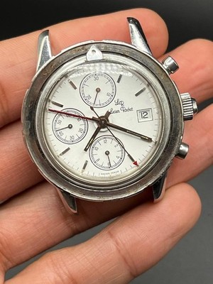 Diver Lucien Rochat Chronograph GMT Automatic Valjoux 7750 Men Watch 