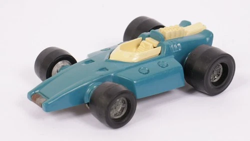 Vintage Blue Tonka Indy Race Car Toy Formula One Metal Base