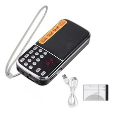 Portable Radio AM FM With Digital Screen With Rich Connection Interfaces
