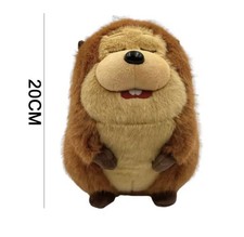 Hoppers Castoro Pagnotta Peluche 20 cm Peluche Giocattolo Castoro