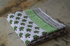 NO TARRIF CHARGES 100 100 Cotton Indian Hand Printed Fabric 4 Yard ZK-21