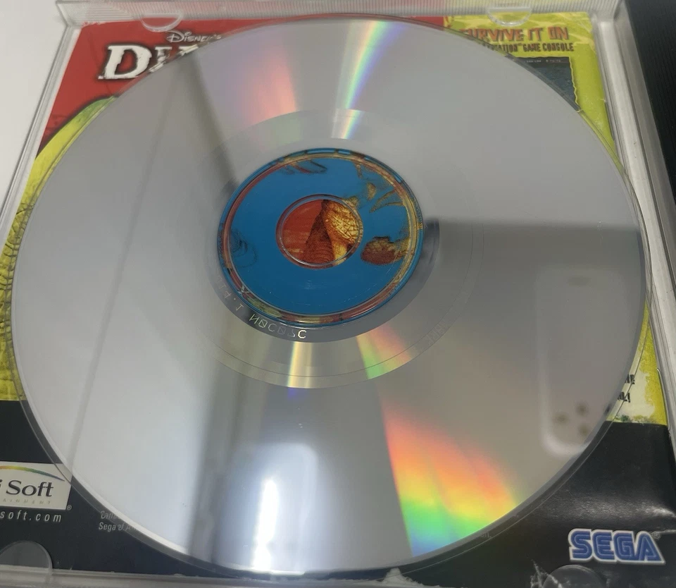 Disney's Donald Duck: Goin' Quackers (Sega Dreamcast, 2000) Disco Manual Probado Foto 4 de 4