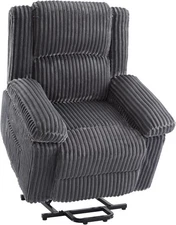 Power Lift Recliner Chair, Heat & Massage Function, Electric Stand-Up Recliner