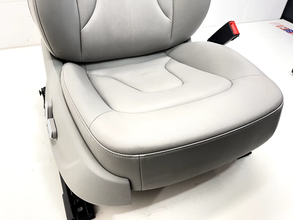 AUDI A4 ALLROAD 2013-2016 ASIENTO DELANTERO DERECHO CUERO TÉRMICO GRIS OEM Foto 4 de 4