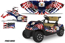 Golf Cart Graphics Kit Decal Sticker For E-Z-Go Freedom RXV 15-22  FREEBIRD