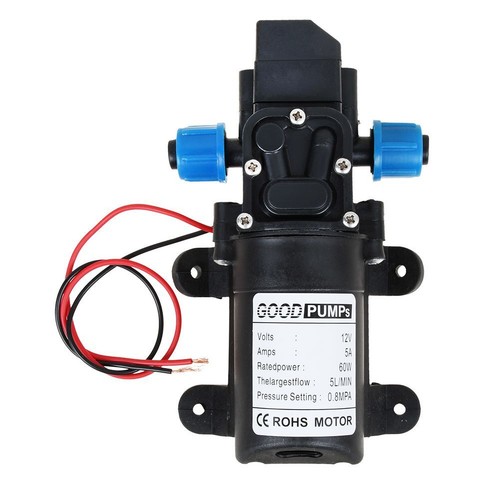 Wasserpumpe 60W 12Volt Selbstansaugende Pumpe Hochdruckpumpe Membranpumpe Yacht - Bild 11 von 11