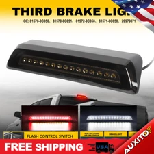 FITS 2007-2021 TUNDRA TOYOTA 3RD THIRD TAIL BRAKE LIGHT CARGO LAMP SMOKED AUXITO