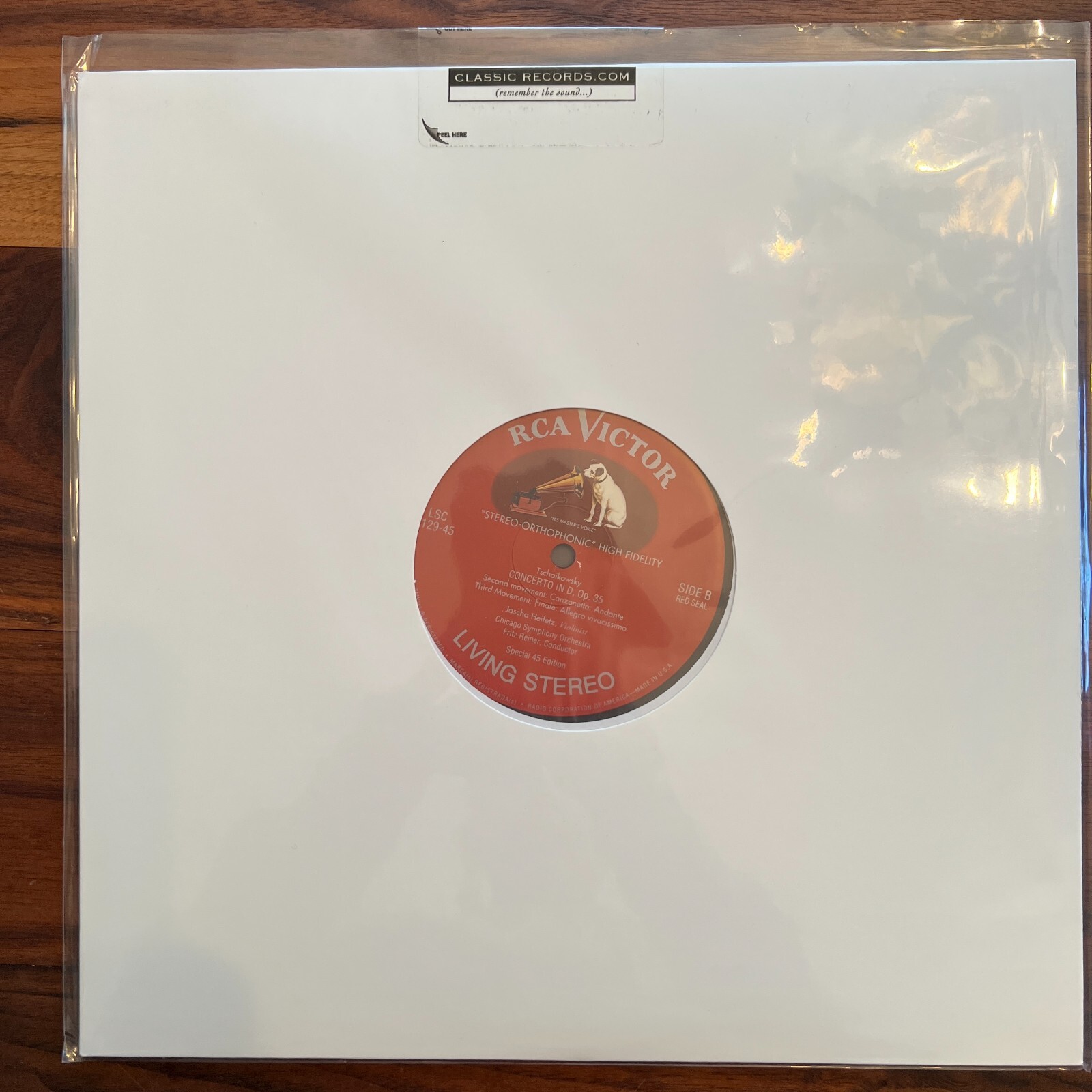 Tschaikowsky Chicago Symphony Violin Concerto Classic Records 2129 SEALED DEMO