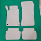 Car Floor mats velour for Mercedes Benz CLK C209 02-09 Beige Carpet Auto Liners