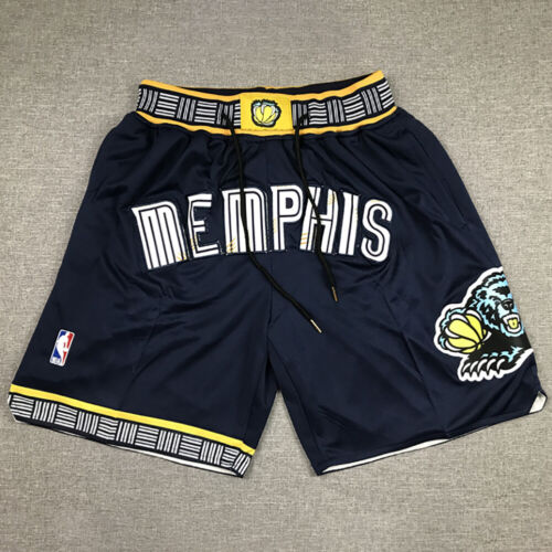 Pantalones cortos de baloncesto retro para adultos Memphis Grizzlies Stitched - Imagen 1 de 19