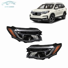 For Honda 2016-2018 Pilot Elite/2017-2020 Ridgeline Pair of LED Headlights W/DRL