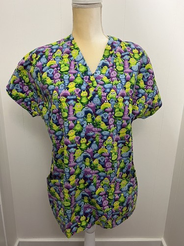 Aliens Little Creatures Krankenschwester Peeling Uniform Top Größe Small - Cotton Club USA - Bild 1 von 10