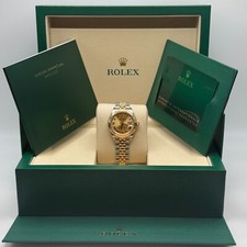 Rolex Lady-Datejust 28 NEW 2025 Two Tone Gold Champagne Roman Dial Jubilee 9