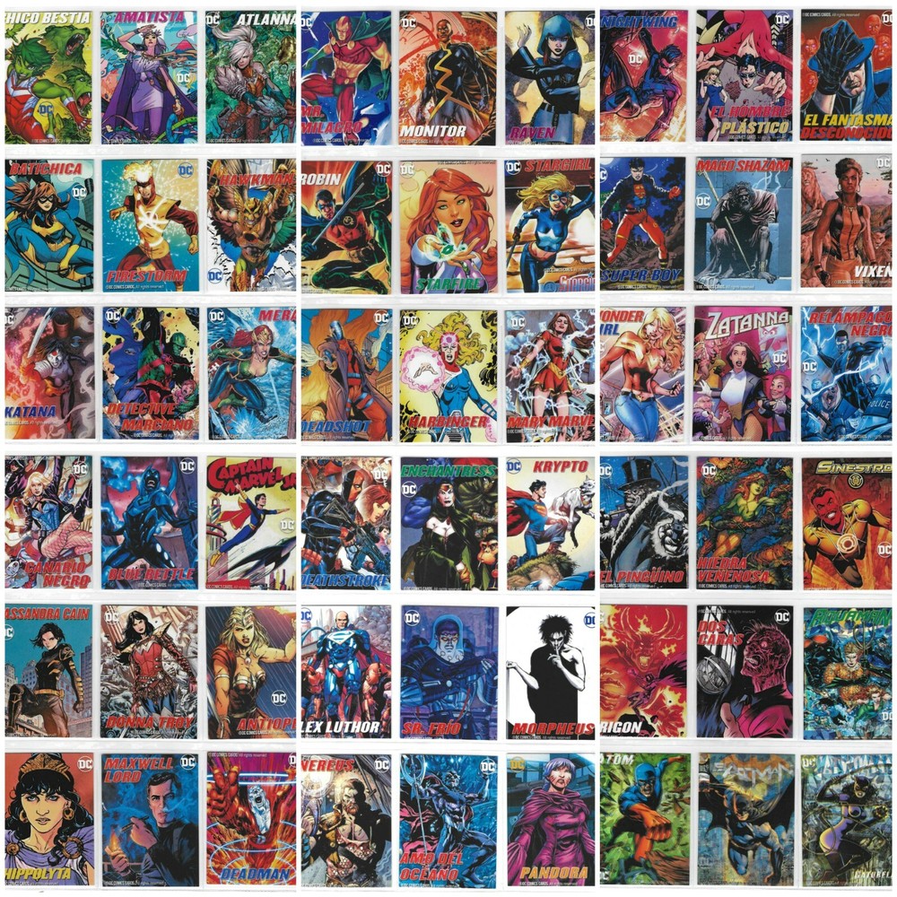 2019 DC Comic Cards Full Set 116/116 + Box Superman Aquaman Batman NO PEPSICARDS
