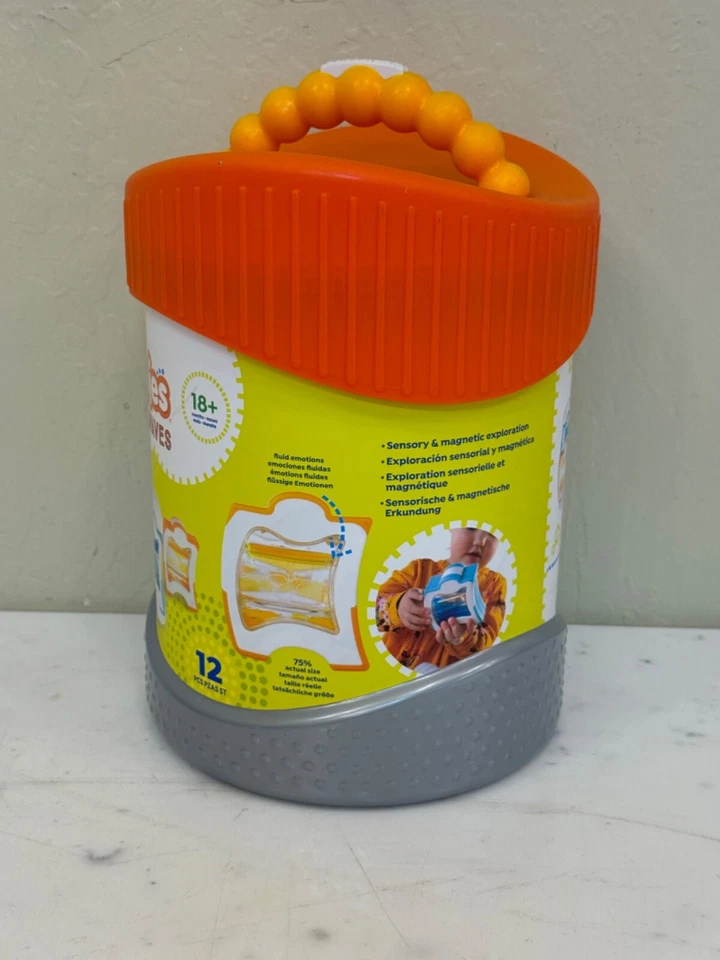 GuideCraft Grippies Waves Blocks - 12 Pieces STEM Based Building Set - Image 3 of 4