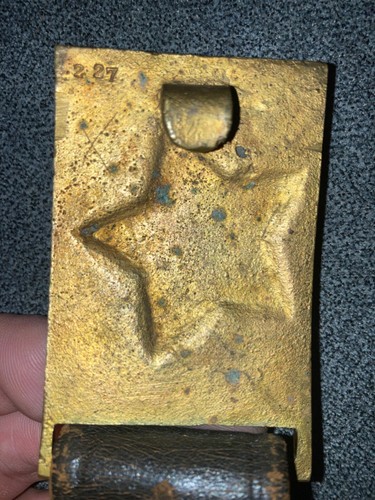 RARE!! POST CIVIL WAR (GAR) BELT BUCKLE/HOLSTER RAYMOLD & WHITLOCK Leather belt - Picture 10 of 10