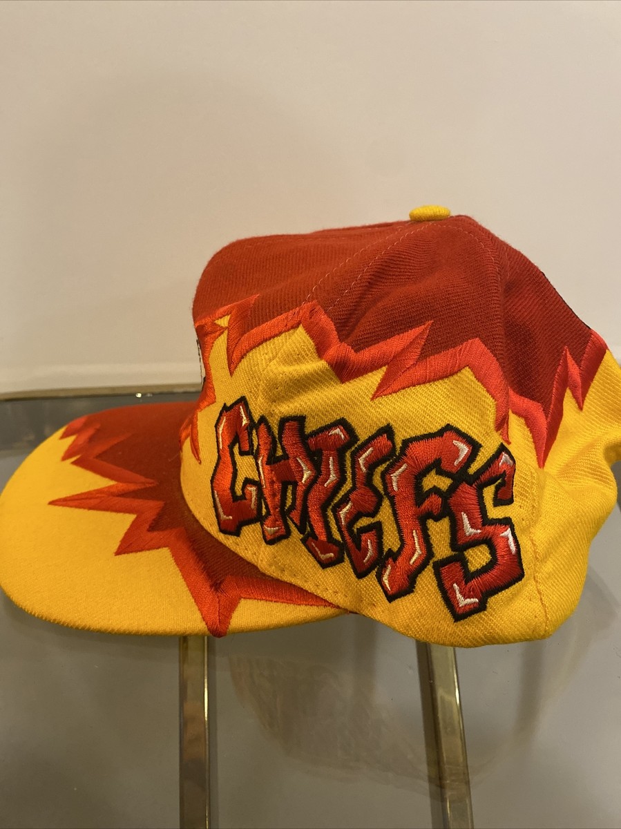 Vintage Kansas City Chiefs Jagged Edge Shockwave Wool SnapBack | eBay