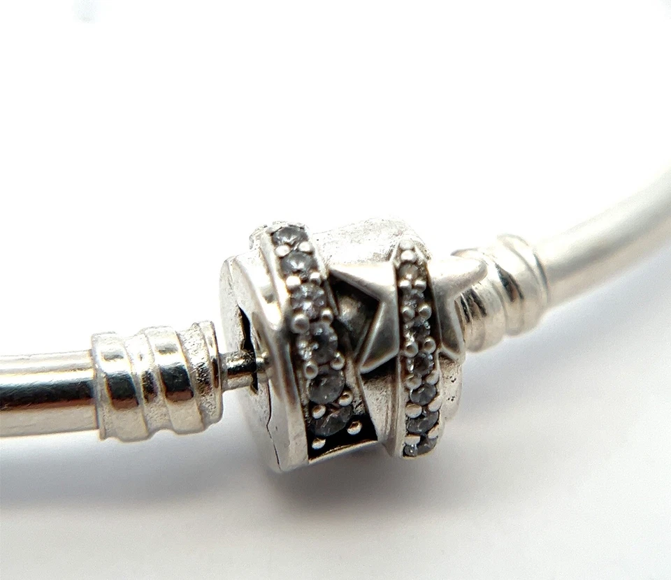 Pulsera Pandora Momentos Estrella Fugaz con Dije Brisa Fresca Topacio Azul #592733C01 Foto 3 de 4