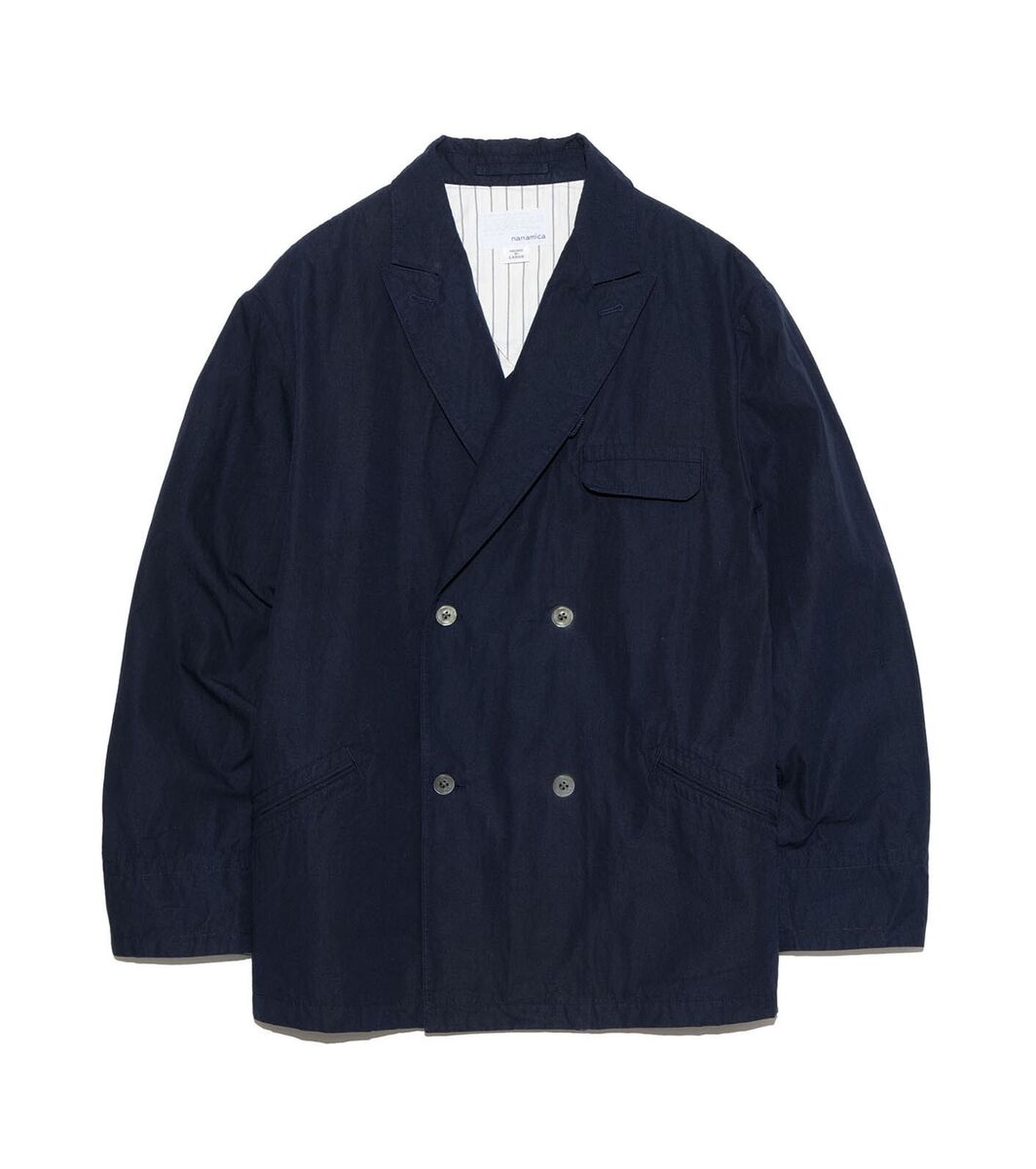 ジャケット・アウター Double Breasted Club Jacket nanamica ASK availability First) nanamica Double Breasted Club Jacket