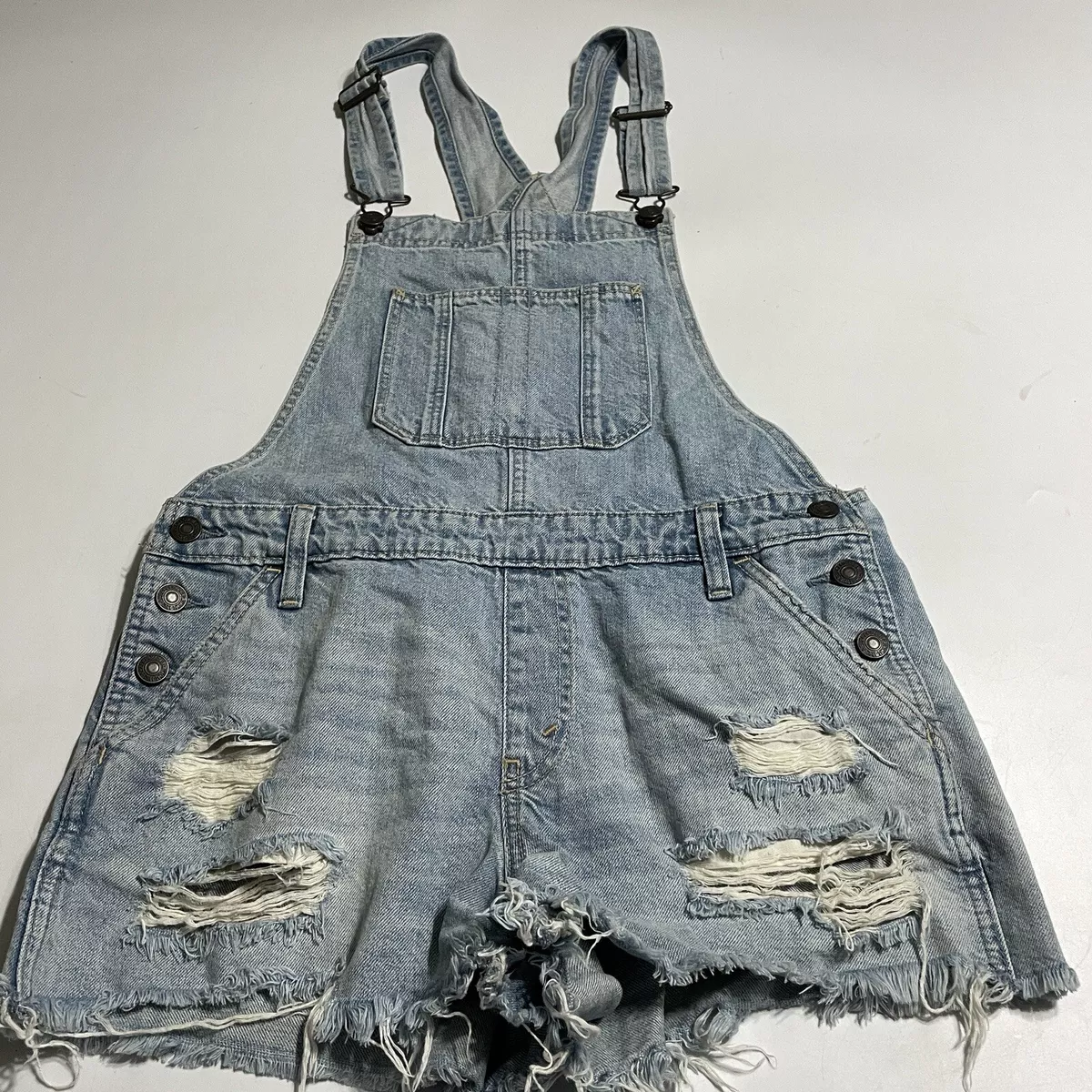 Abercrombie overall shorts clearance