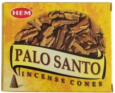 Hem Palo Santo Incense Cones - 10 Cones