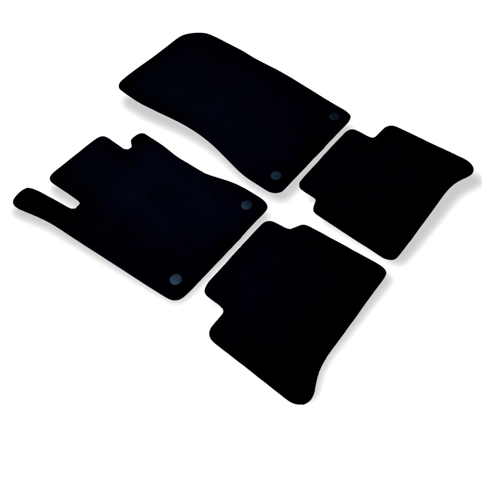 Car Floor Mats Velour For Mercedes E Class W211 Waterproof Black Carpet Liners