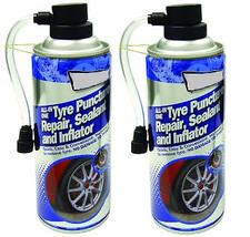2x Wheel Tyre Tire Inflator Spare Space Saver Repair Cans (SW) M22-A