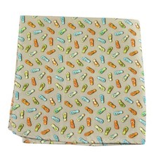100 Silk Beach Sandals Themed Pocket Squares Clothing Accessory
