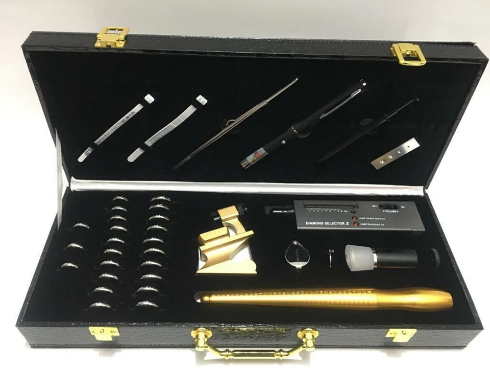 Diamond waist mirror cutting observation mirror GIA code display diamond tester - Image 2 of 4