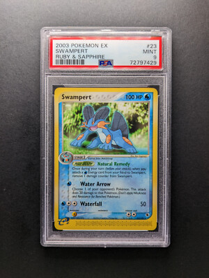 2003 Pokemon SWAMPERT - 23/109 - Rare - EX Ruby & Sapphire - PSA 9 | eBay